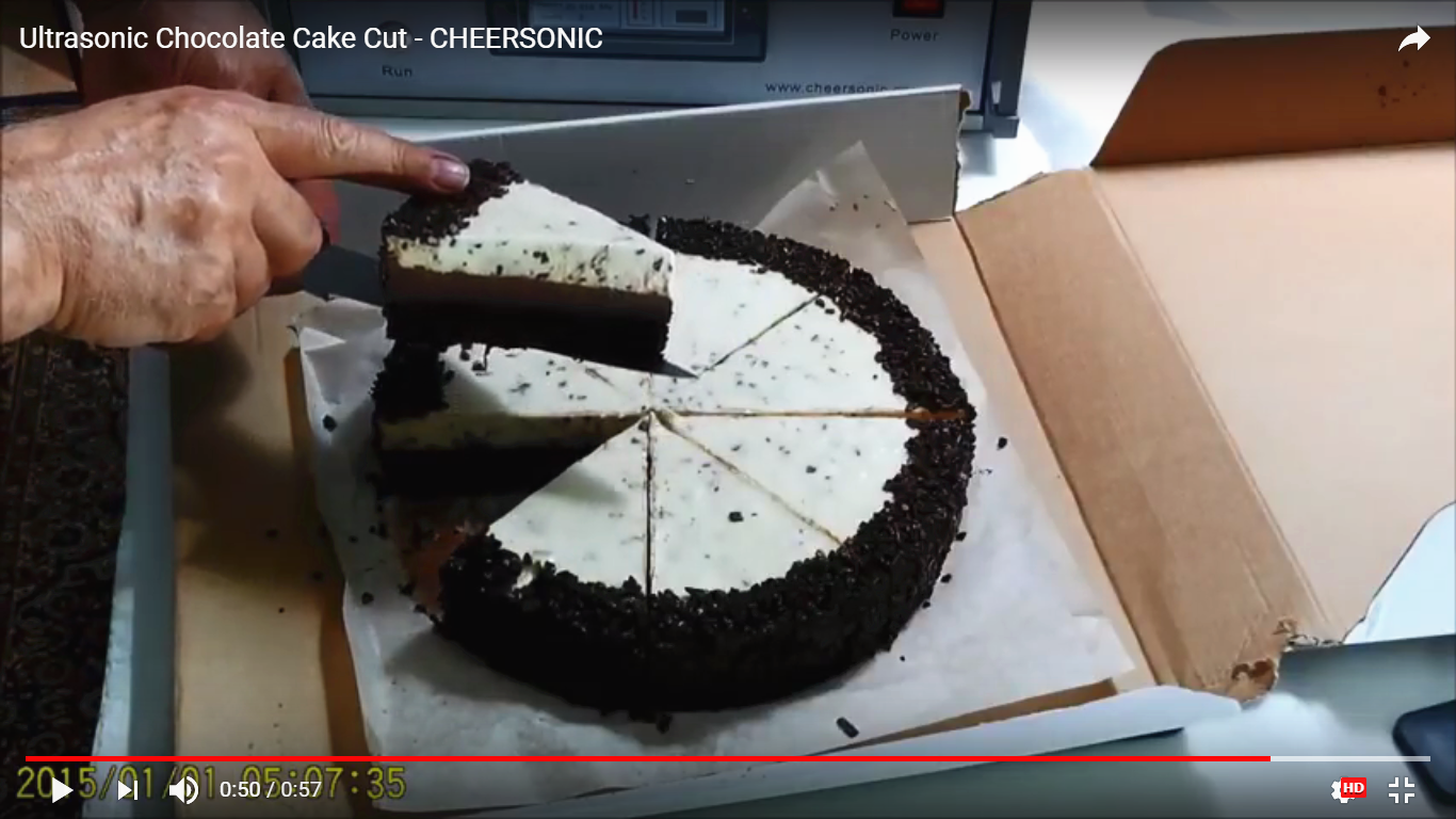 Ultrasonic Chocolate Cake Cutting Machine