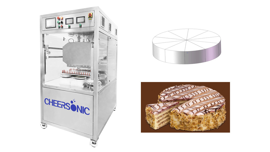 超声波蛋糕分切插纸机 - 蛋糕超声波分切机 - 杭州驰飞