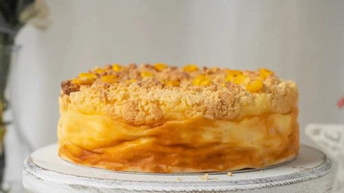 Corn Crisp Yogurt Cake - Cheesecake - Cheersonic