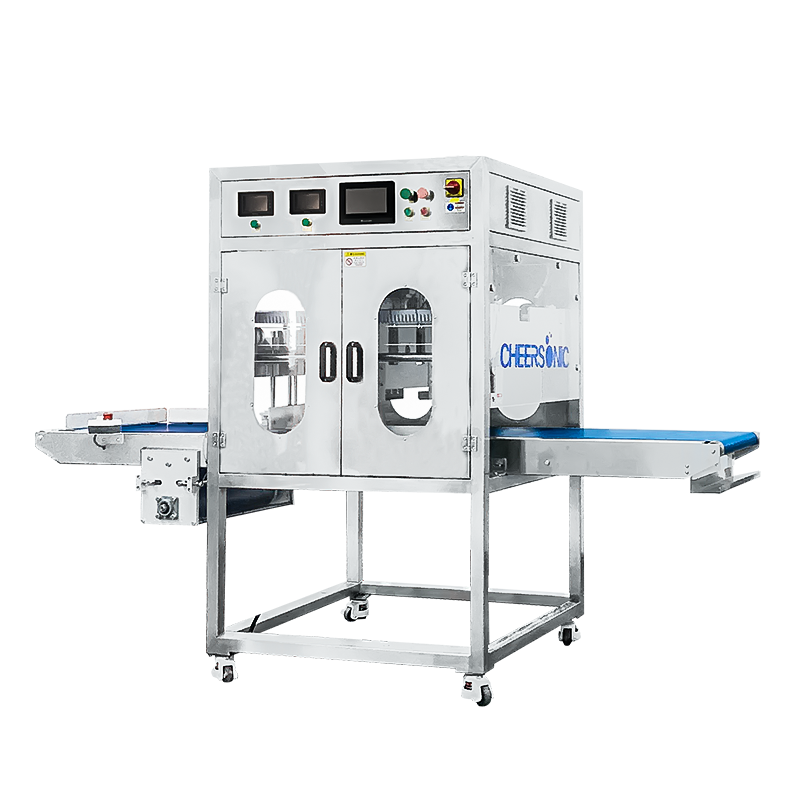 Ultrasonic Cutting Of Lemon Yogurt Swiss Roll - Cheersonic