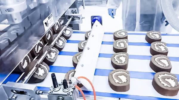 Automatic Ultrasonic Swiss Roll Cream Cutter - Cheersonic