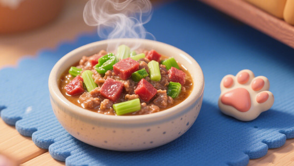 Ultraschallschneidemaschine zum Schneiden von Haustierwursten