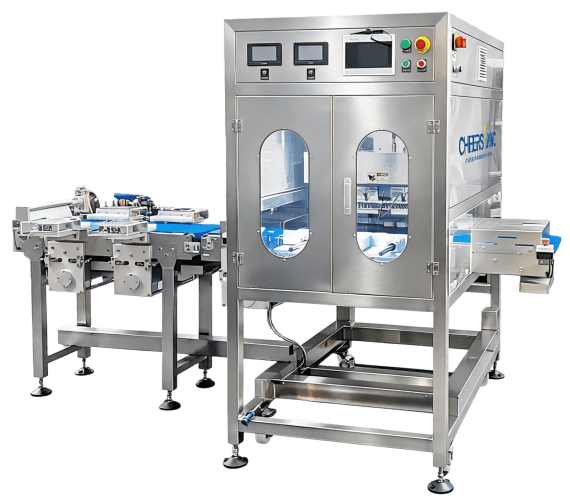 Système de découpe automatique pour gâteaux ronds