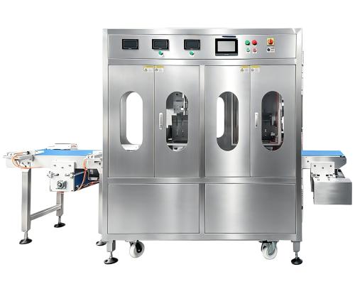 Machine de découpe de gâteaux par ultrasons en ligne avec insertion de papier UFM3200P