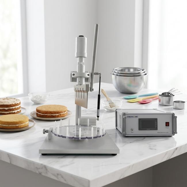 Cutting Frozen Ice Cream Cakes | Ultrasonic Cutting Equipment